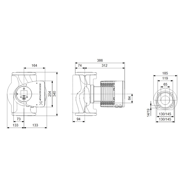 Циркуляційний насос Grundfos Magna3 65-120 F 340 (97924298)
