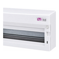Комплектующие к солнечным панелям Щит пластиковый ETI ECT 18PT ЩРН-П- 18 мод IP40 прозрачные дверцы (1101002)