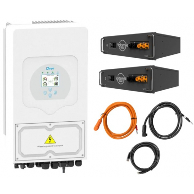 Комплект резервного питания Deye SUN-6K-SG05LP1-EU + Voltsmile LiFePO4 V10 51.2V 100Ah (Classic) + Voltsmile LiFePO4 V10 51.2V 100Ah (Classic)