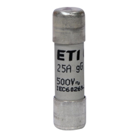 Предохранитель ETI CH10x38 gG 25A/500V (2651021) Предохранитель ETI CH10x38 gG 25A/500V (2651021)