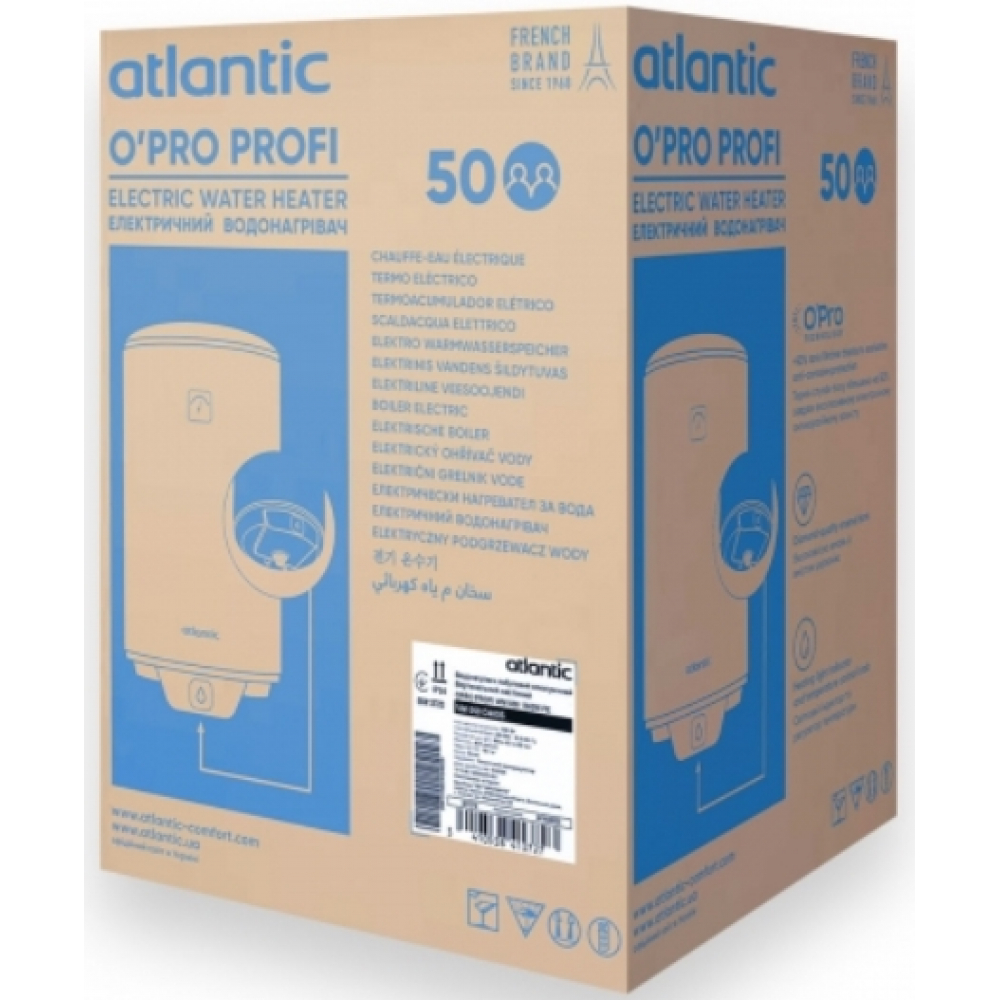 Бойлер накопичувальний електричний Atlantic Opro Profi VM 120 D400S (1500W)