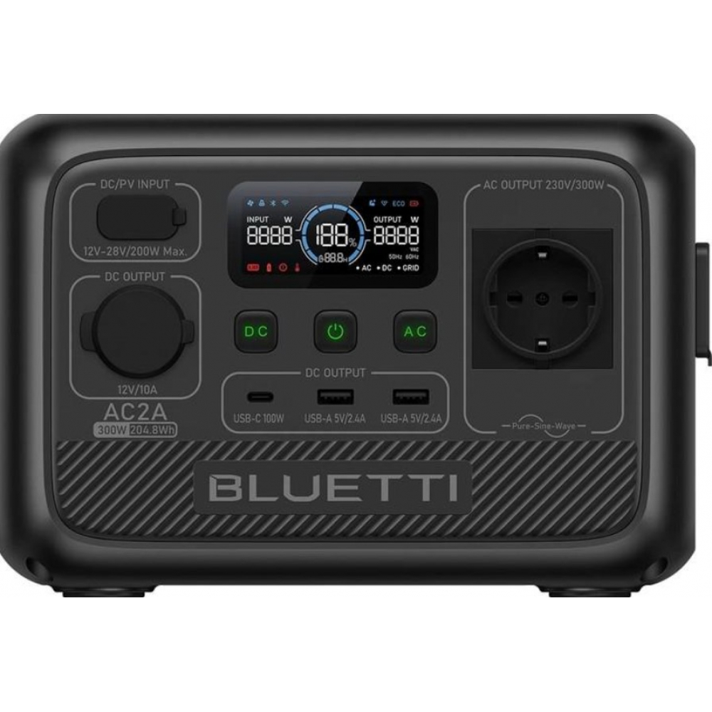 Портативна зарядна станція Bluetti AC2A 300W 204Wh