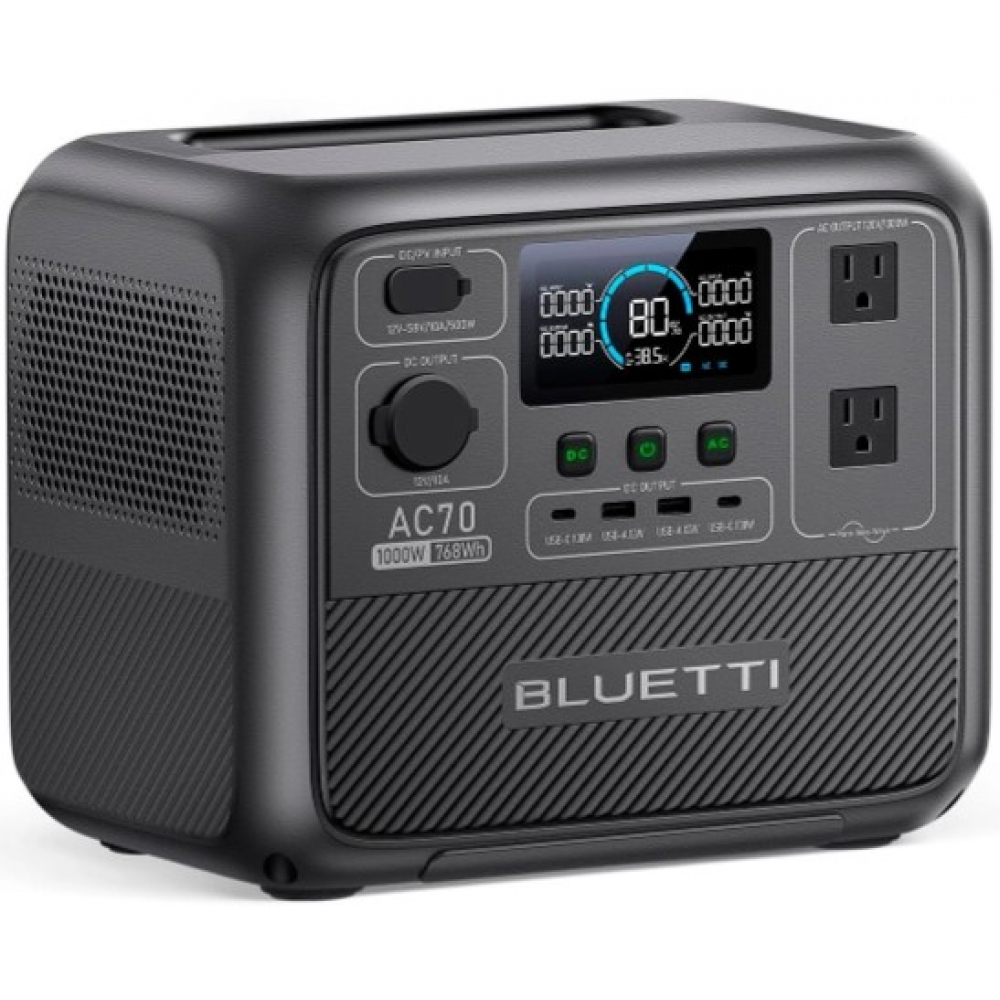 Портативная зарядная станция Bluetti AC70 1000W 768Wh