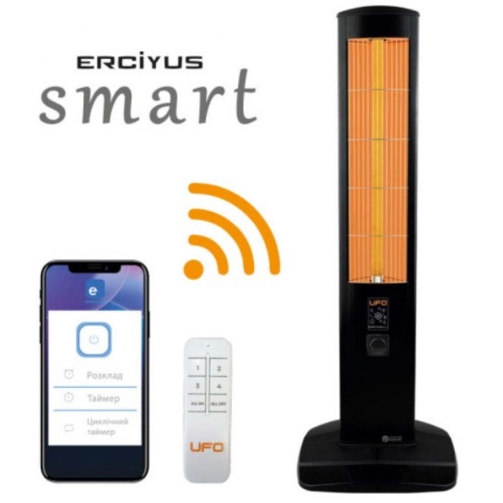 Инфракрасный обогреватель UFO ERC-S 2300W 220-230V (UFO Erciyus Smart 23)