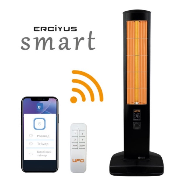 Инфракрасный обогреватель UFO ERC-S 2300W 220-230V (UFO Erciyus Smart 23)