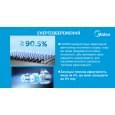 Котел газовий турбований Midea L1GB24-C20WS+коаксіальний димохід
