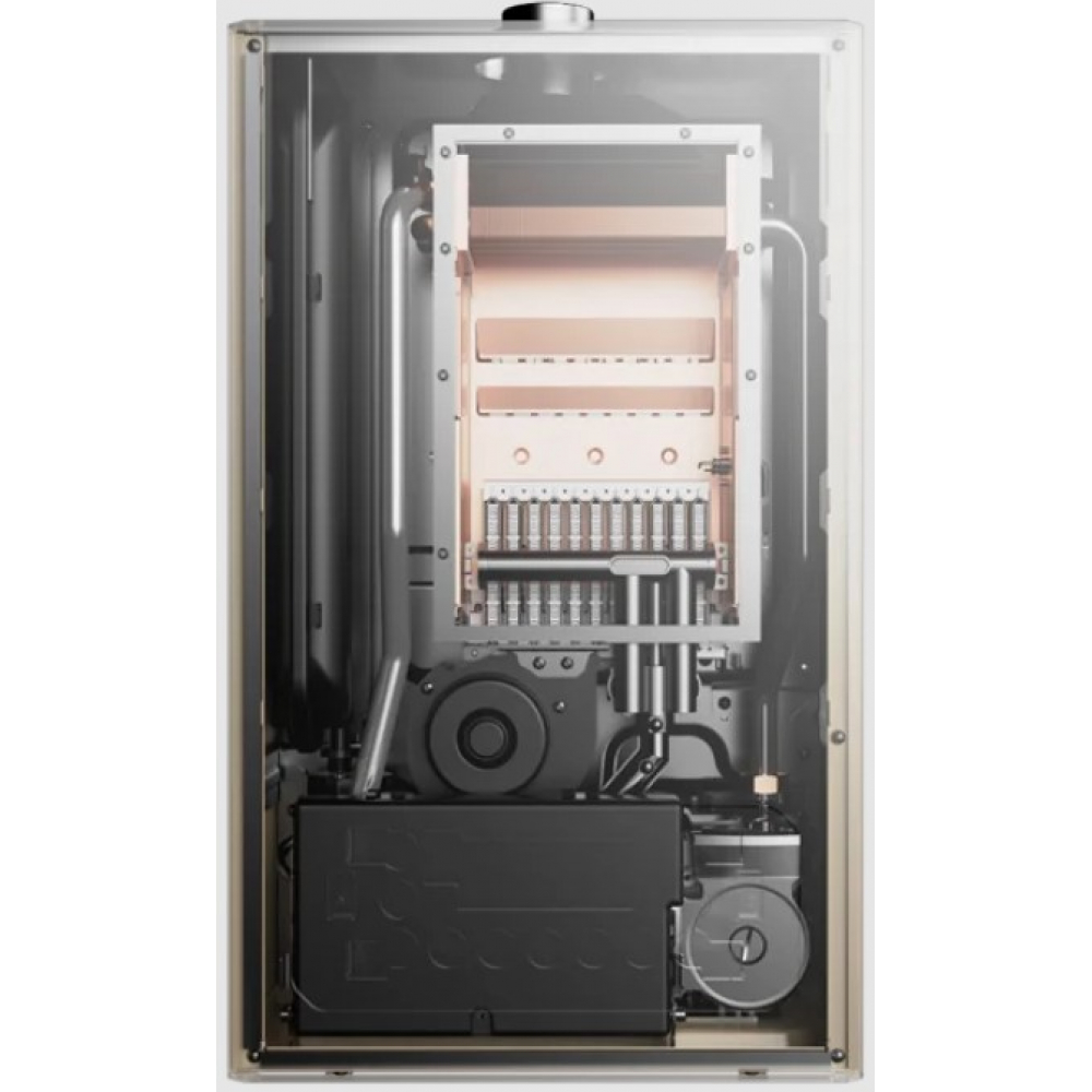 Котел газовый турбированный Midea L1GB24-C20WS+коаксиальный дымоход