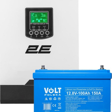 Комплект резервного питания 2E VP-1K12 1000VA + LiFePo4 батарея 1280 W (2EVP-1K12 1280)
