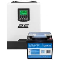 2E VP-1K12 1000VA + LiFePo4 батарея 640 W (2EVP-1K12640)