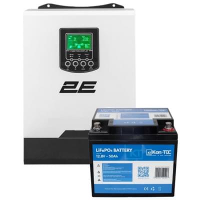 Комплект резервного питания 2E VP-1K12 1000VA + LiFePo4 батарея 640 W (2EVP-1K12640)