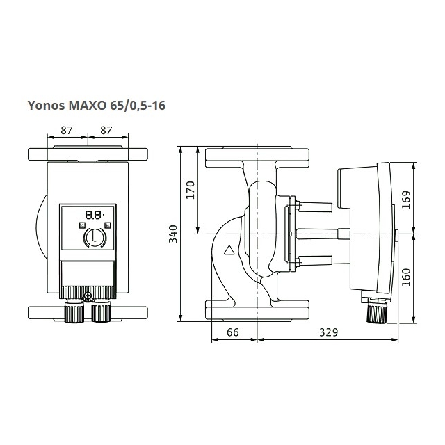 Циркуляционный насос Wilo Yonos MAXO 65/0,5-16 (2120655)