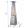 Вуличний  камін Activa Pyramide Cheops (10.5 кВт)