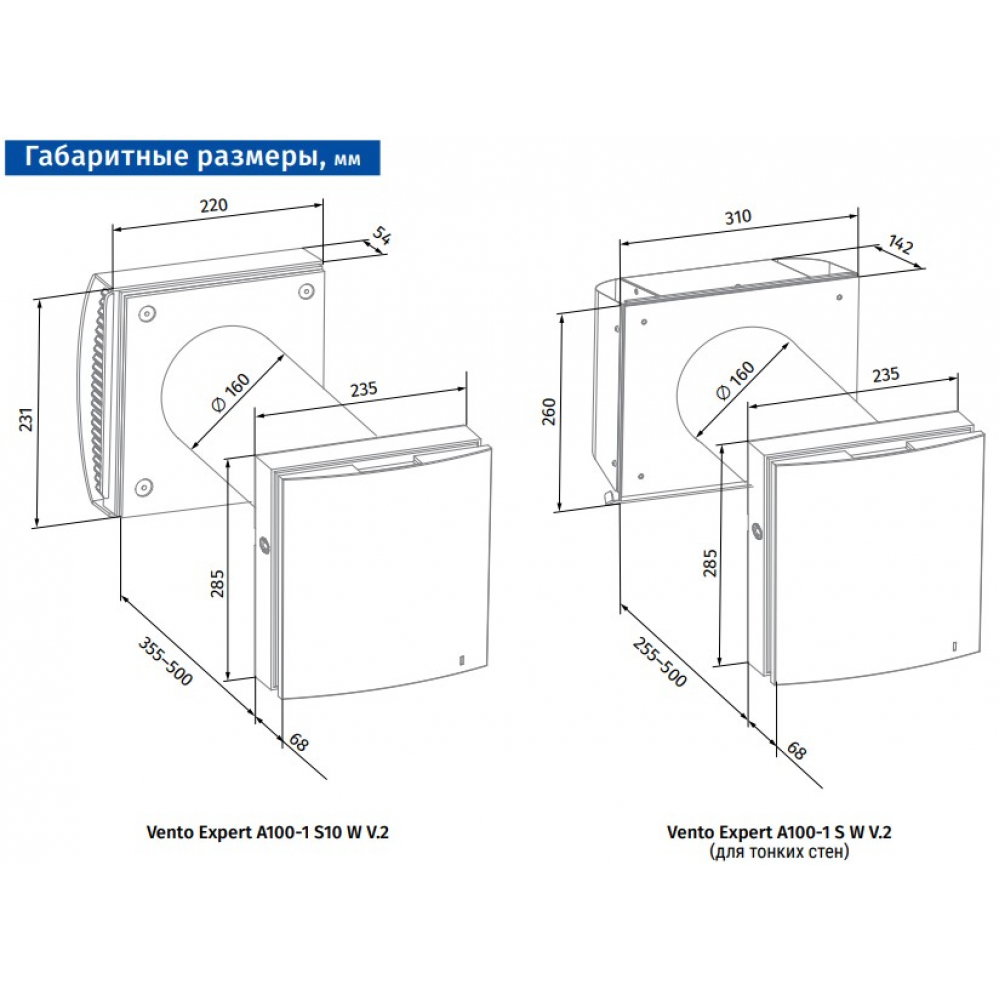 Рекуператор бытовой Blauberg Vento Expert A50-1 Pro