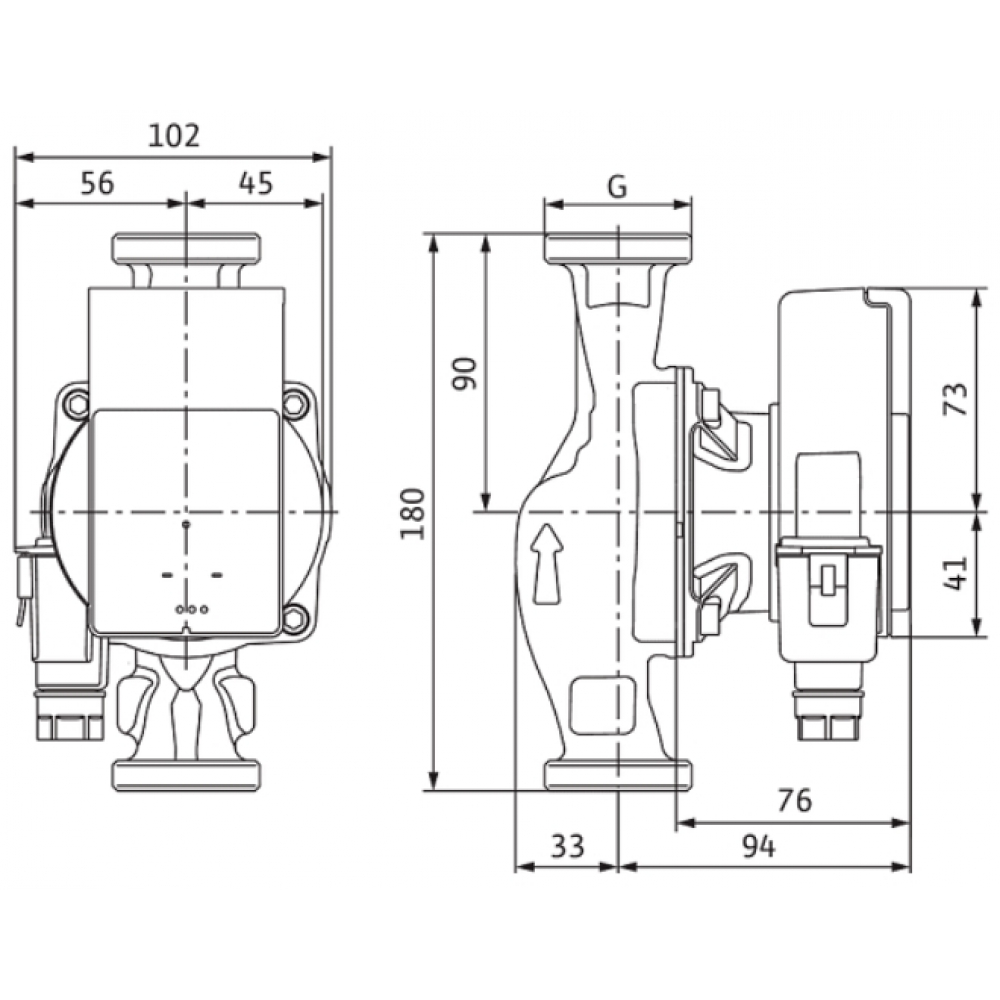 Циркуляционный насос Wilo Atmos PICO 25/1-4 (4232691)