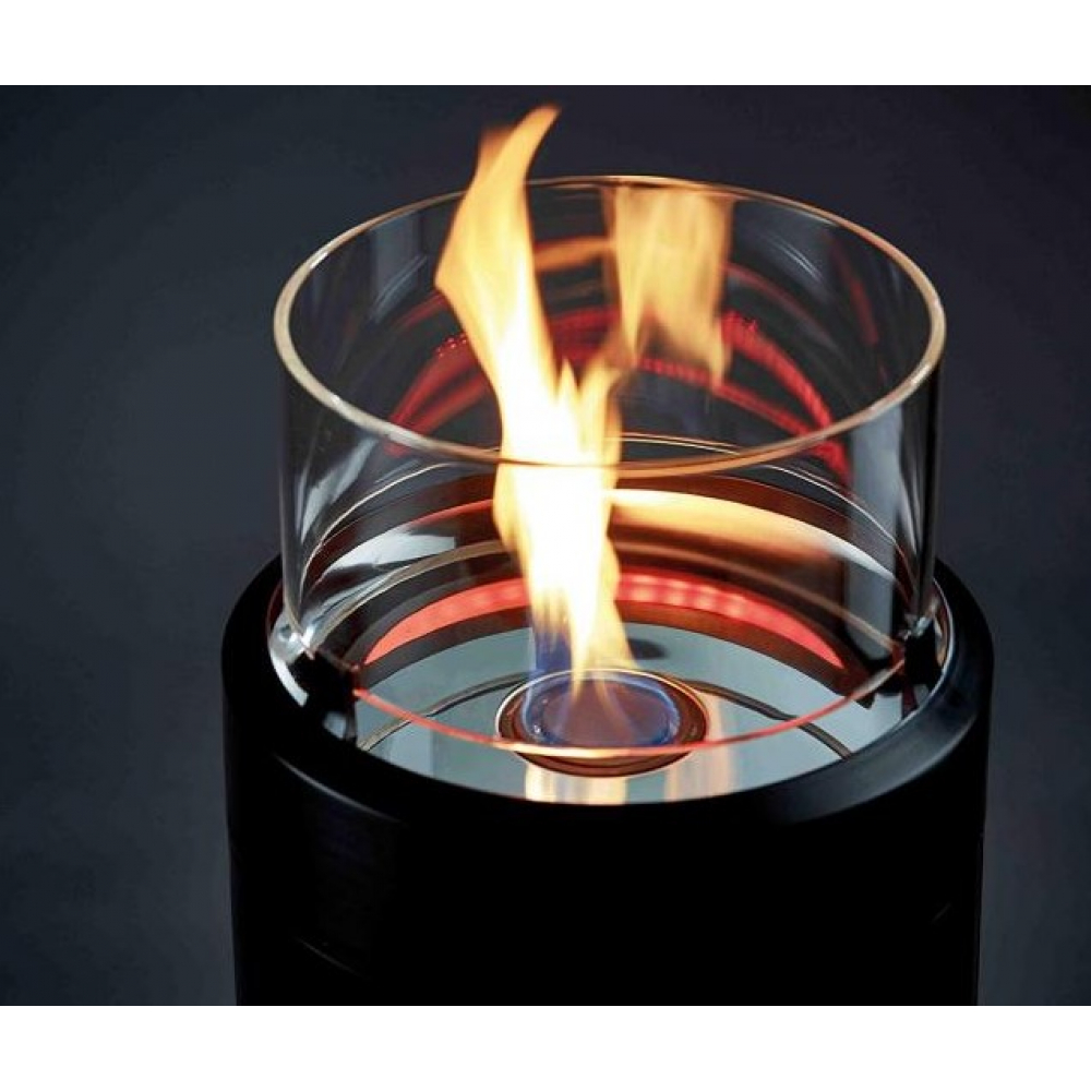 Уличный камин Enders Nova LED L Black (2,5 кВт)