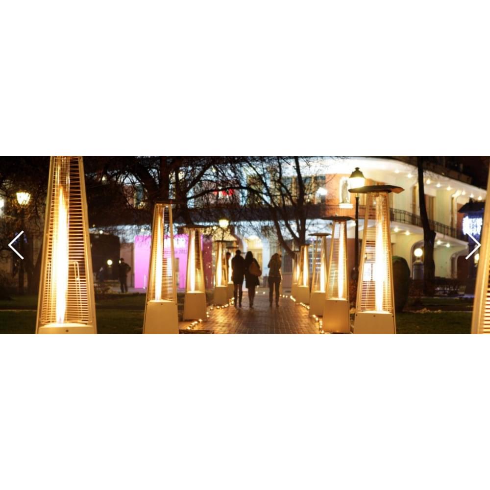 Вуличний інфрачервоний обігрівач Italkero Falo Evo Steel (10,4 кВт)