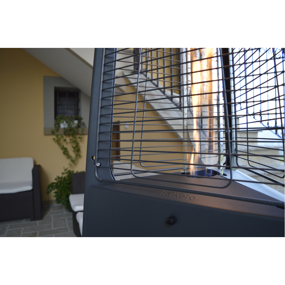 Вуличний інфрачервоний обігрівач Italkero Falo Evo Black (10,4 кВт)