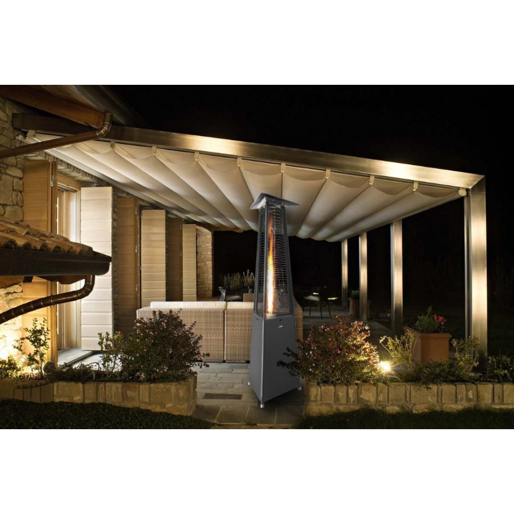 Вуличний інфрачервоний обігрівач Italkero Falo Evo Black (10,4 кВт)