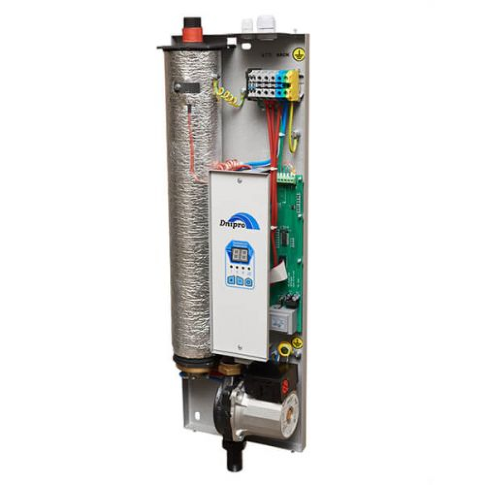 Котел электрический Dnipro Мини КЭО-30/380 МЦН (цифровой с насосом)