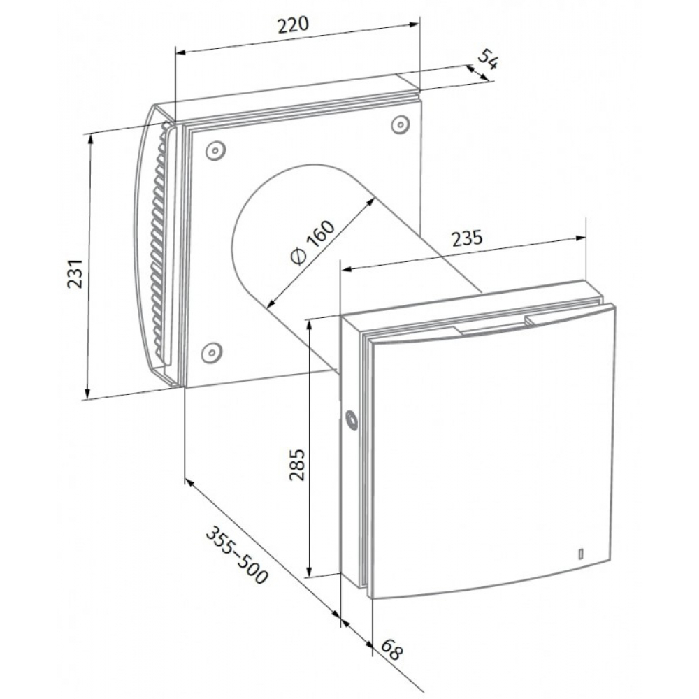 Рекуператор бытовой Blauberg Vento Expert A100-1 S10 W V.2