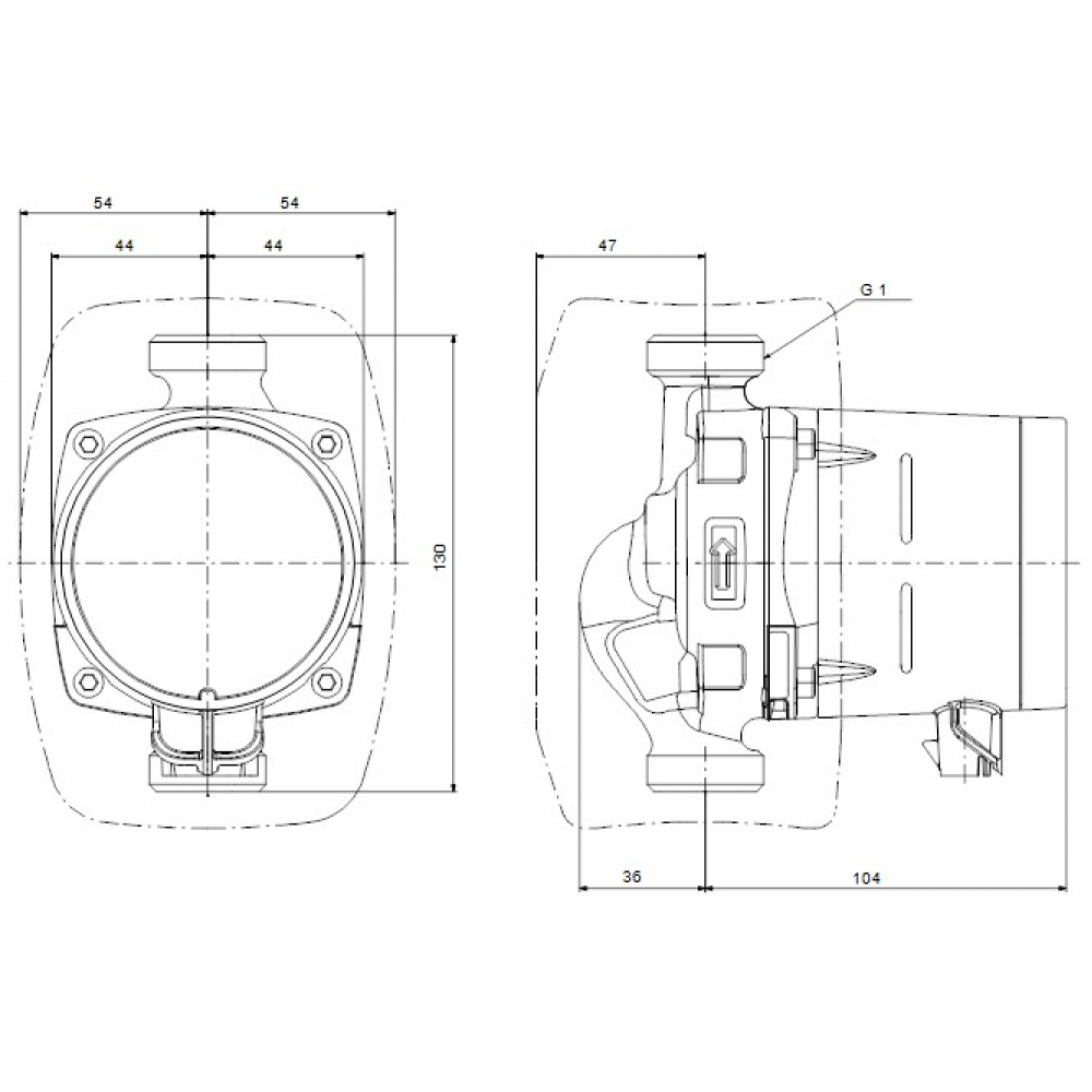 Циркуляционный насос Grundfos Alpha3 15-40 130 (99371948)