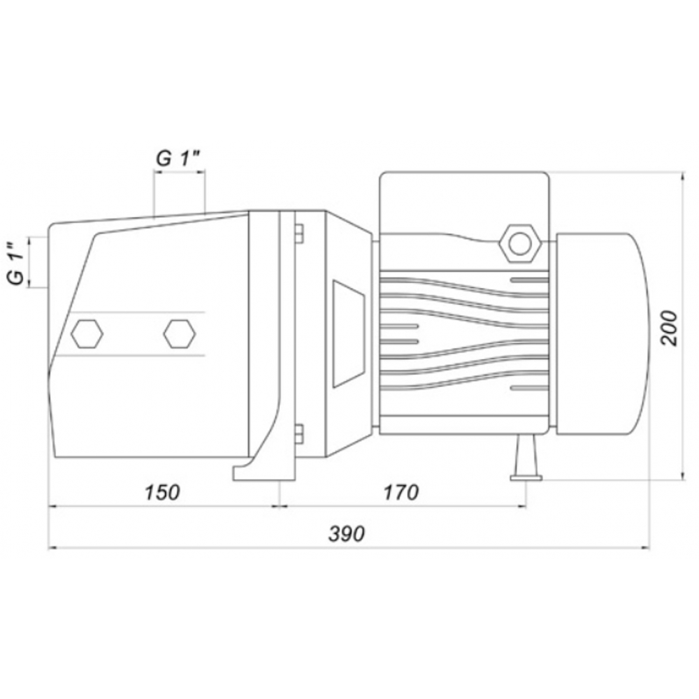 Насосная станция Optima JET100-PL-24 1,1 кВт