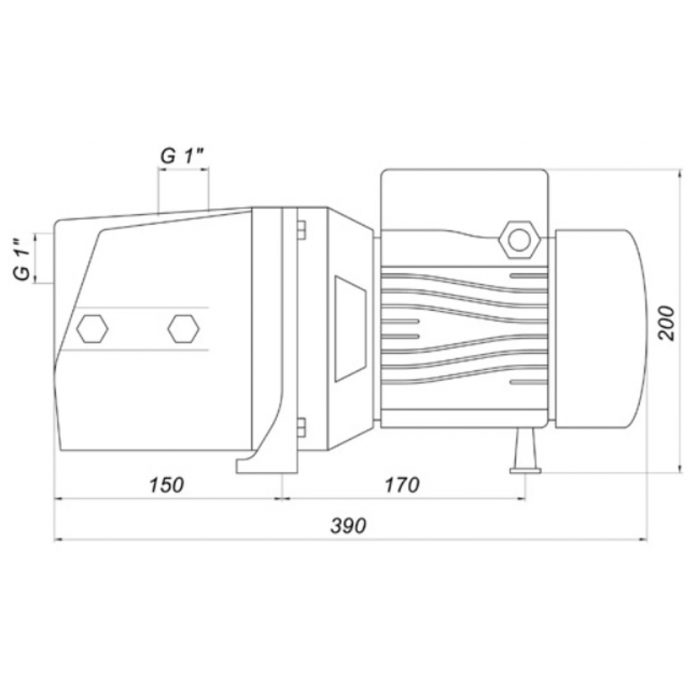 Насосная станция Optima JET100-50 1,1 кВт