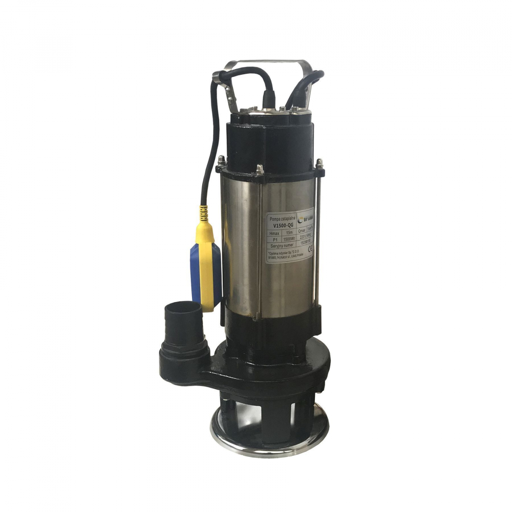 Дренажно-фекальный насос Optima V1500-QG 1,5 кВт