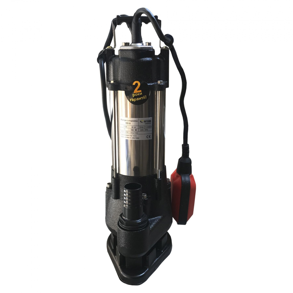 Дренажно-фекальний насос Optima V550 0,55 кВт
