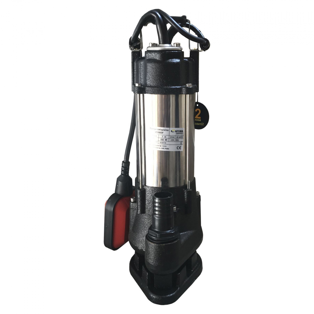 Дренажно-фекальный насос Optima V 750 DF 0,75 кВт
