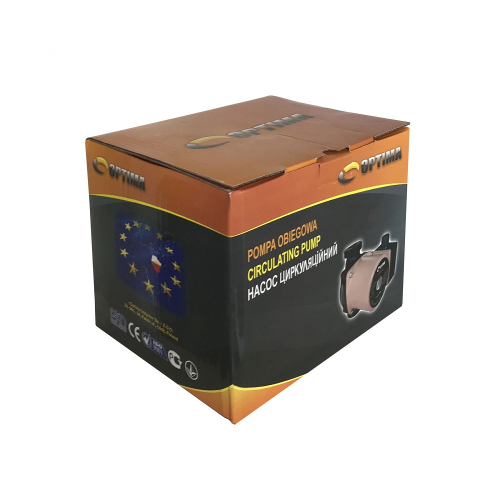 Циркуляционный насос Optima OP25-60 130 мм. (+гайки, +кабель с вилкой)