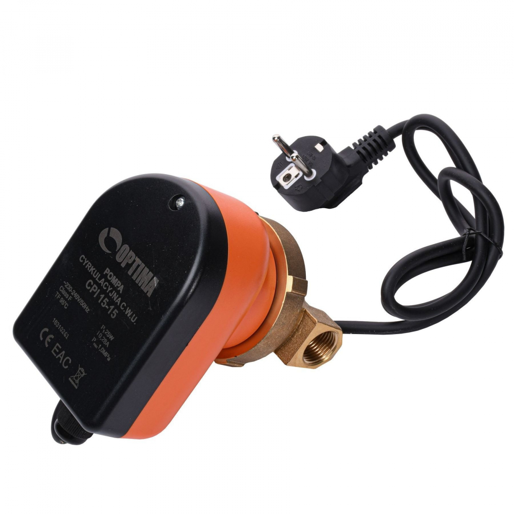 Циркуляционный насос Optima CPI 15-15 84 мм. (+ кабель с вилкой)