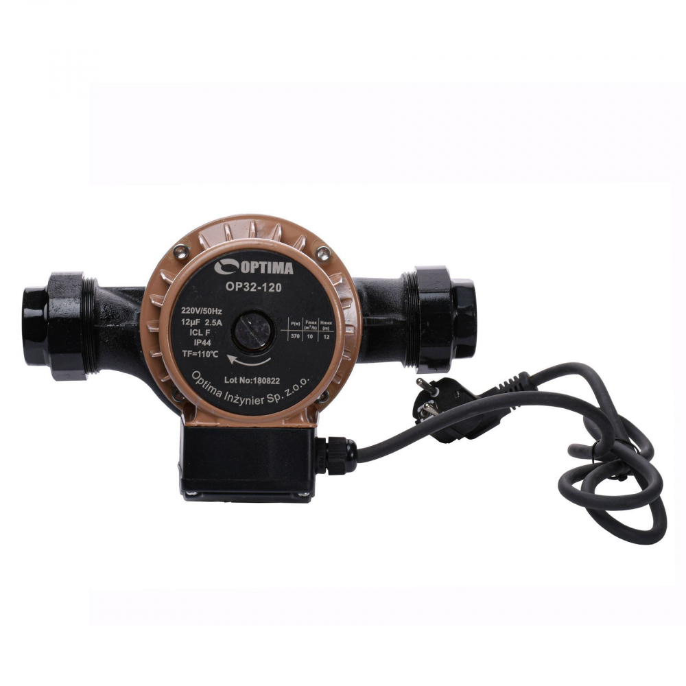 Циркуляционный насос Optima OP32-120 220 мм. (+гайки, +кабель с вилкой)