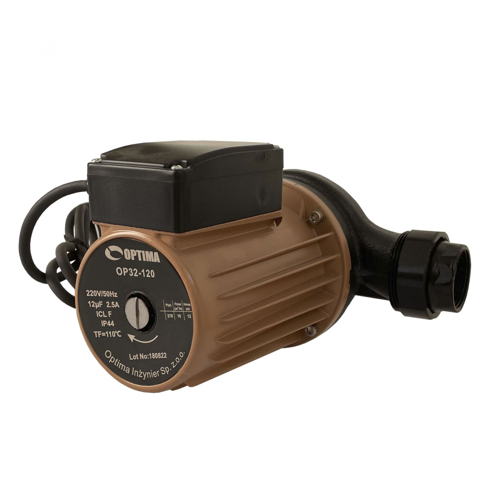 Циркуляционный насос Optima OP32-120 220 мм. (+гайки, +кабель с вилкой)