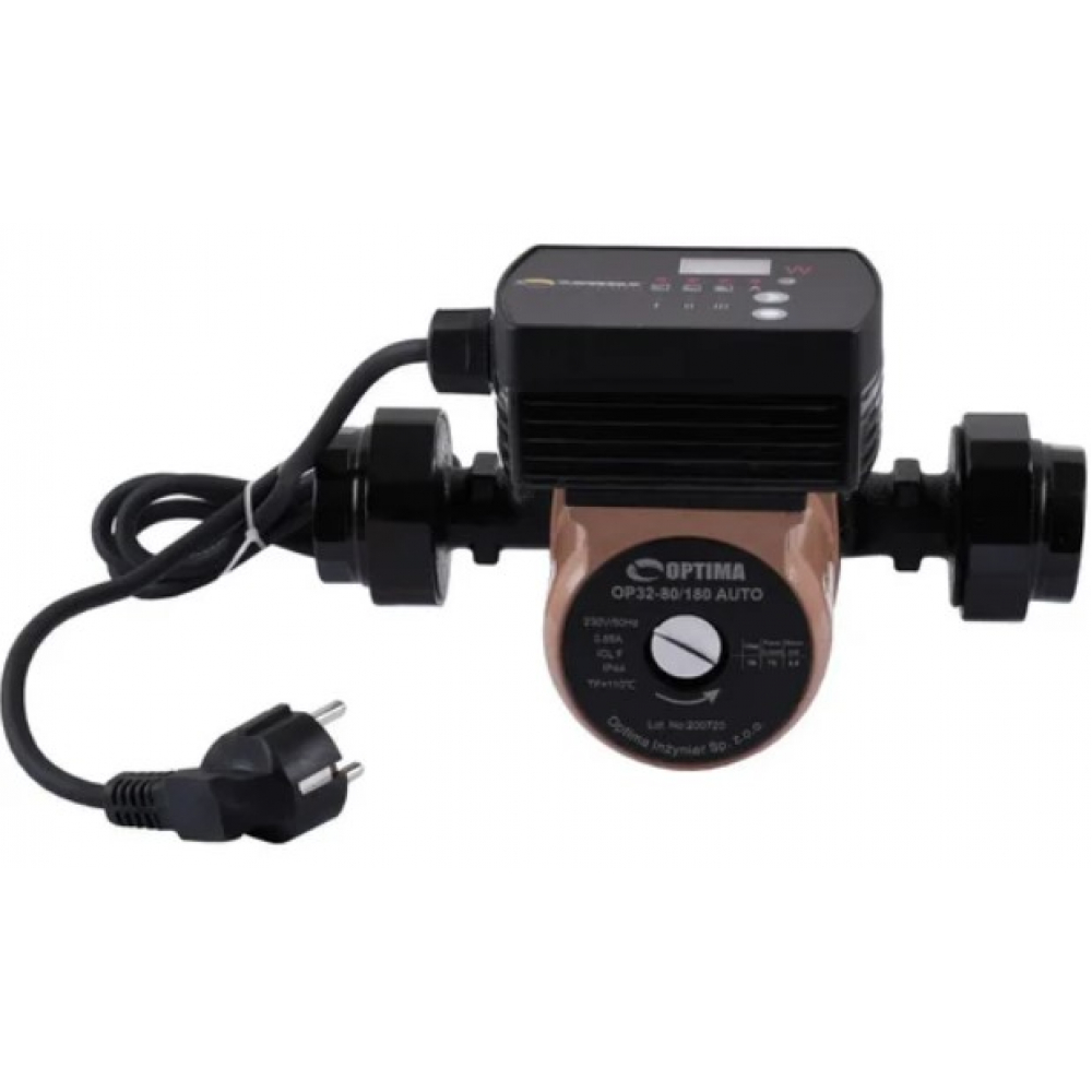 Циркуляційний насос Optima OP32-80AUTO 180 мм. (+гайки)