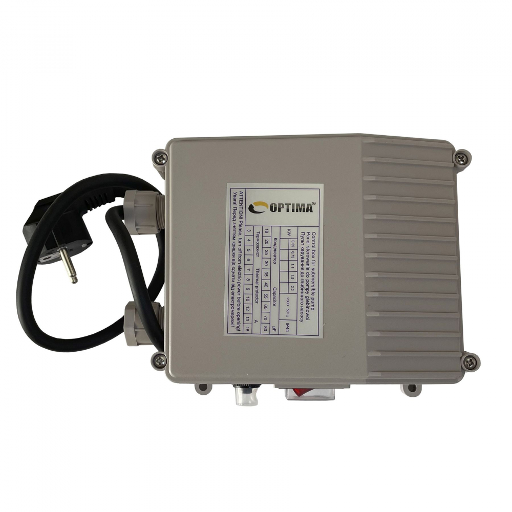 Скваженный насос Optima 3SDm1,8/27 0,75 кВт 115м (+пульт +кабель 1,5м)