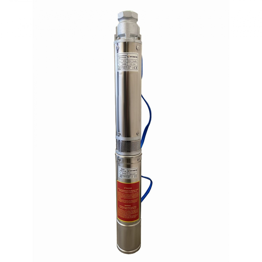 Скваженный насос Optima PM 4QJm4/9 0,55 кВт 64м (+1,5м кабель)