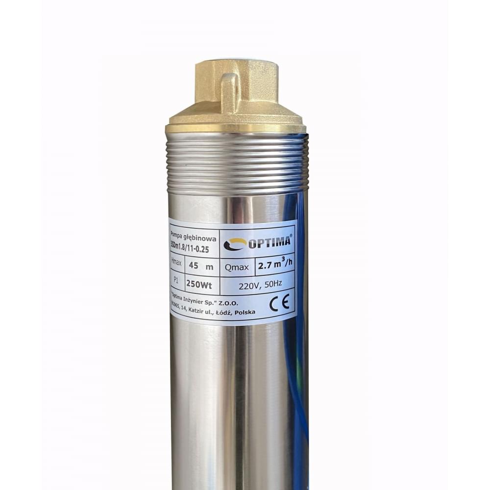 Скваженный насос Optima 3SDm1,8/11 0,25 кВт 45м (+ пульт +кабель 25м)