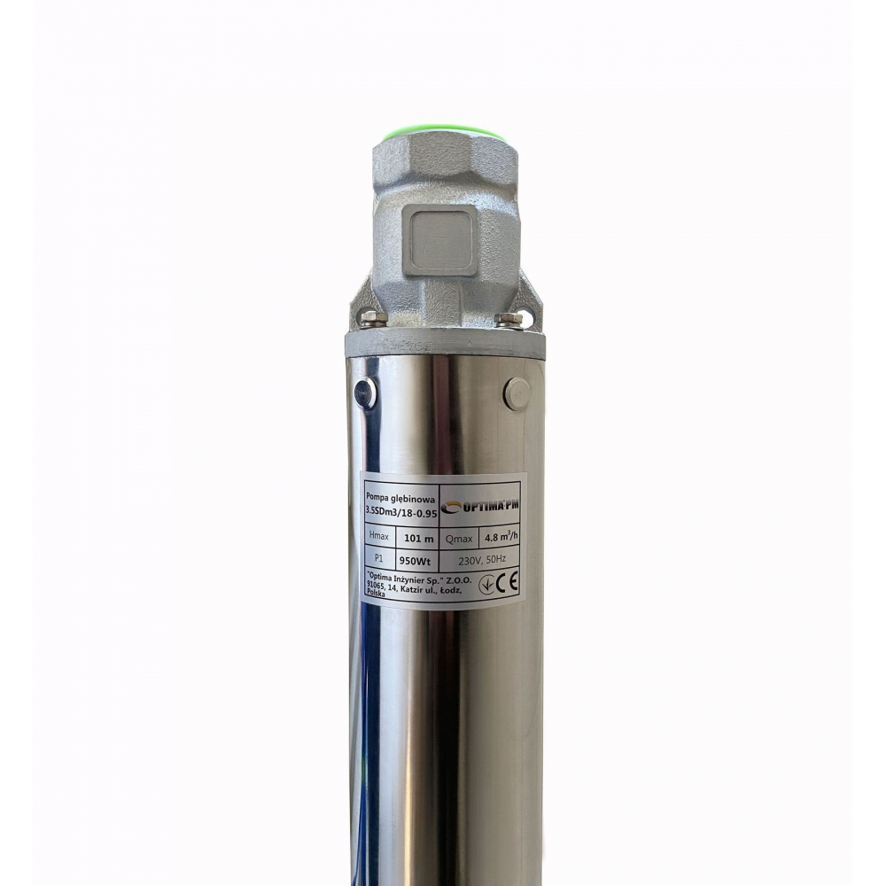 Скваженный насос Optima PM 3,5SDm3/18 0,95 кВт 112м (+15м кабель)