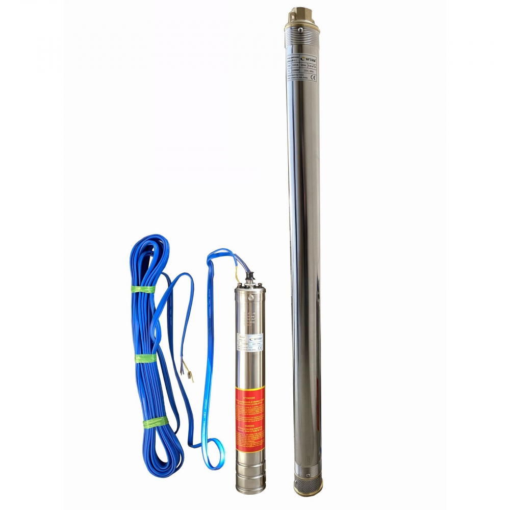 Скваженный насос Optima 3SDm2,5/30 1,1 кВт 124м (+пульт +кабель 15м)