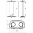Бойлер накопичувальний електричний Leov LV Flat MR 100 l
