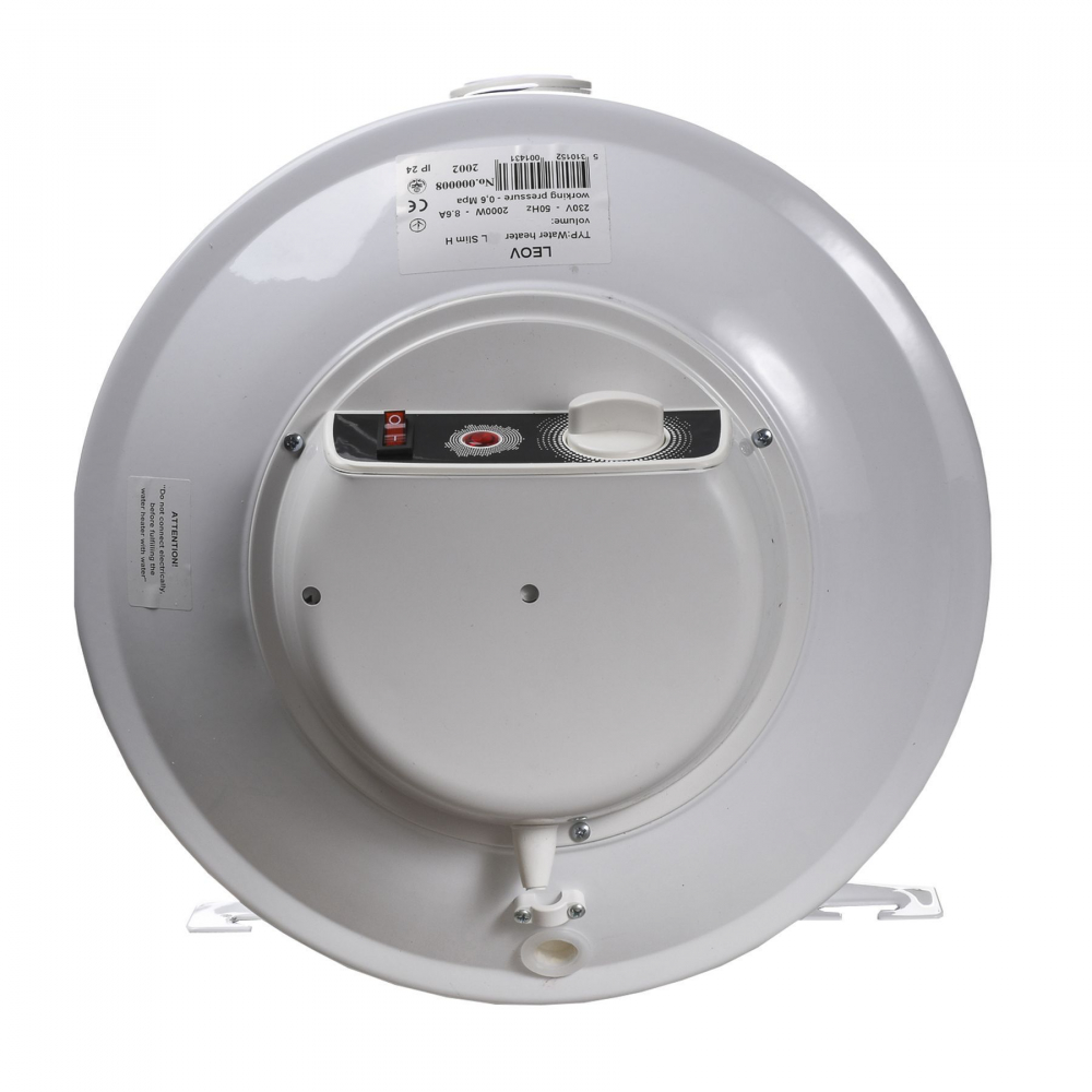 Бойлер накопичувальний електричний Leov LH Slim 50 l горизонтальный