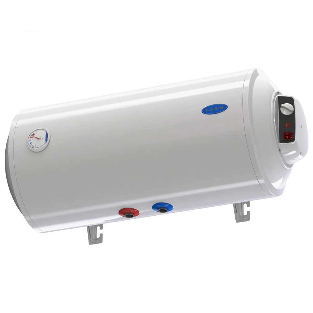 Бойлер накопичувальний електричний Leov LH Slim Dry 50 l горизонтальный