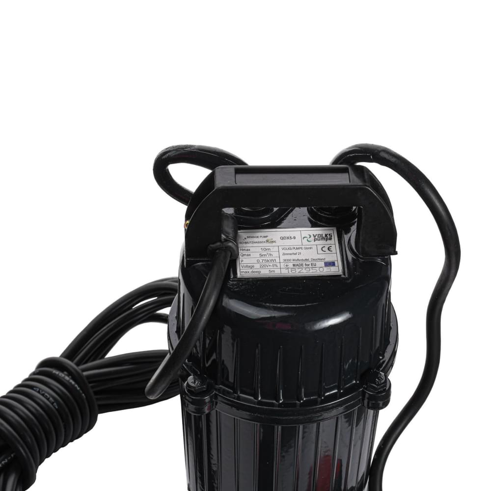 Дренажно-фекальный насос Volks pumpe QDX5-9 0,75 кВт