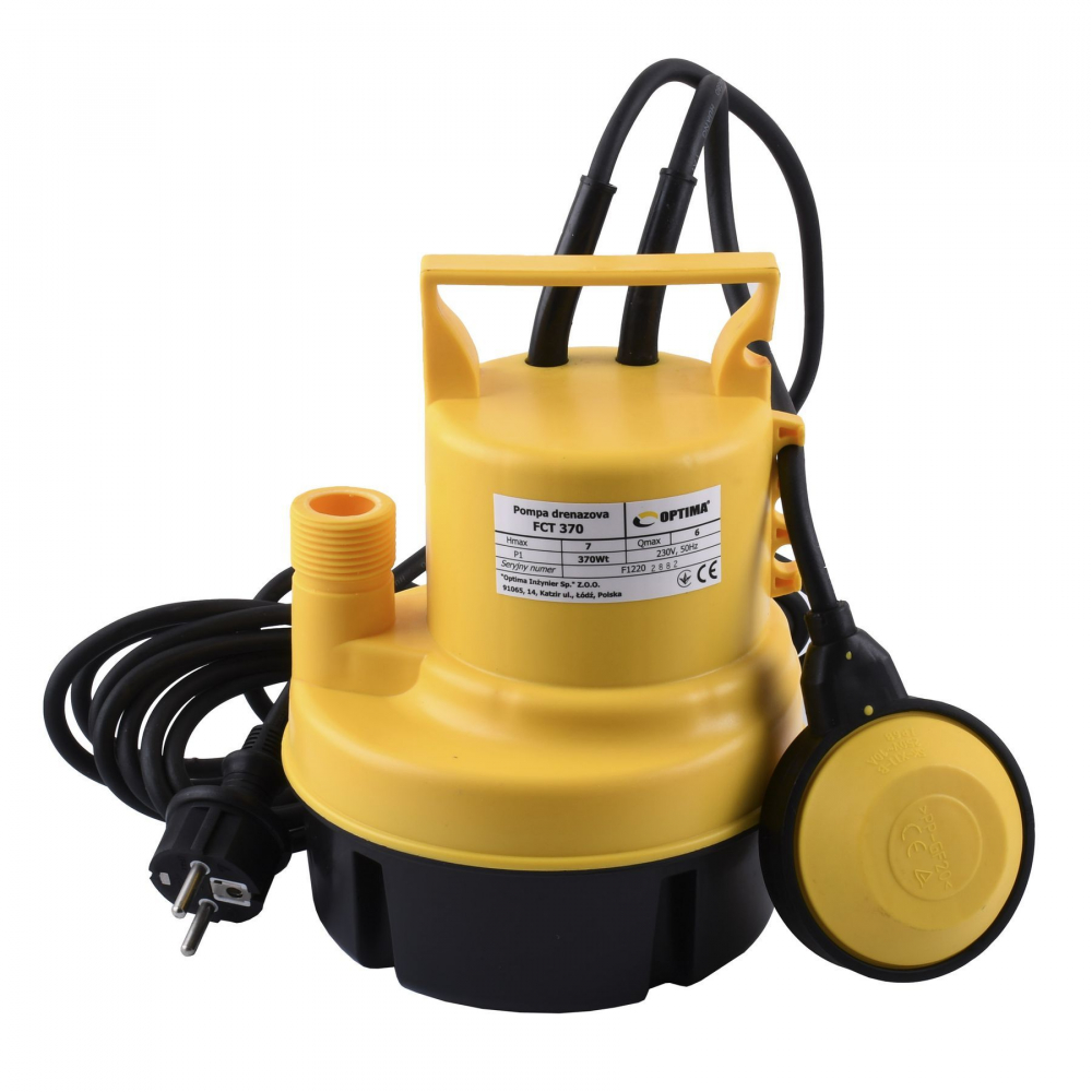 Дренажно-фекальний насос Optima FCT 370 0,37 кВт