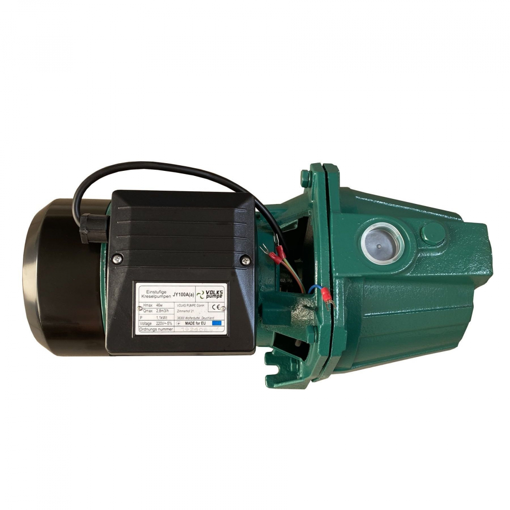 Поверхневий насос самовсмоктувальний Volks pumpe JY100A(a) 1,1 кВт (чавун короткий)