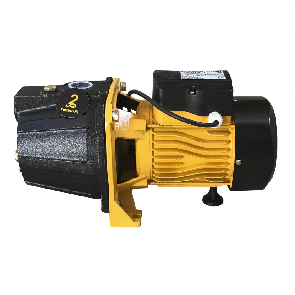 Поверхностный насос центробежный Optima JET 100A-PL 1,1 кВт (чугун короткий)