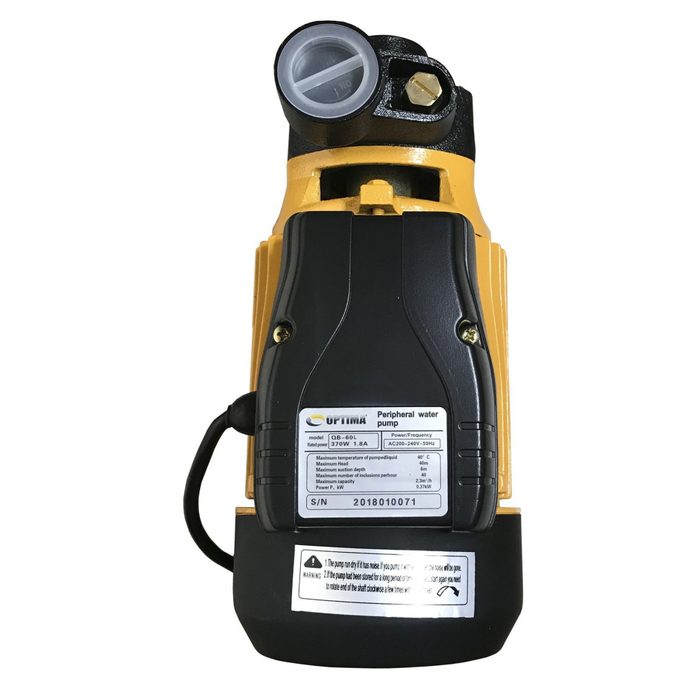 Поверхностный насос вихревой Optima QB-60 L 0,37 кВт