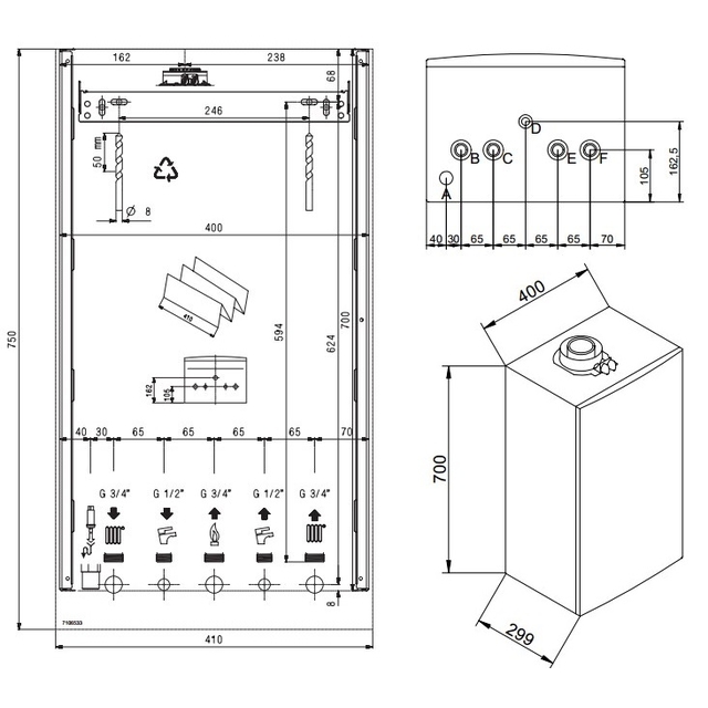 Котел газовый конденсационный Baxi Duo-Tec Compact Е 24