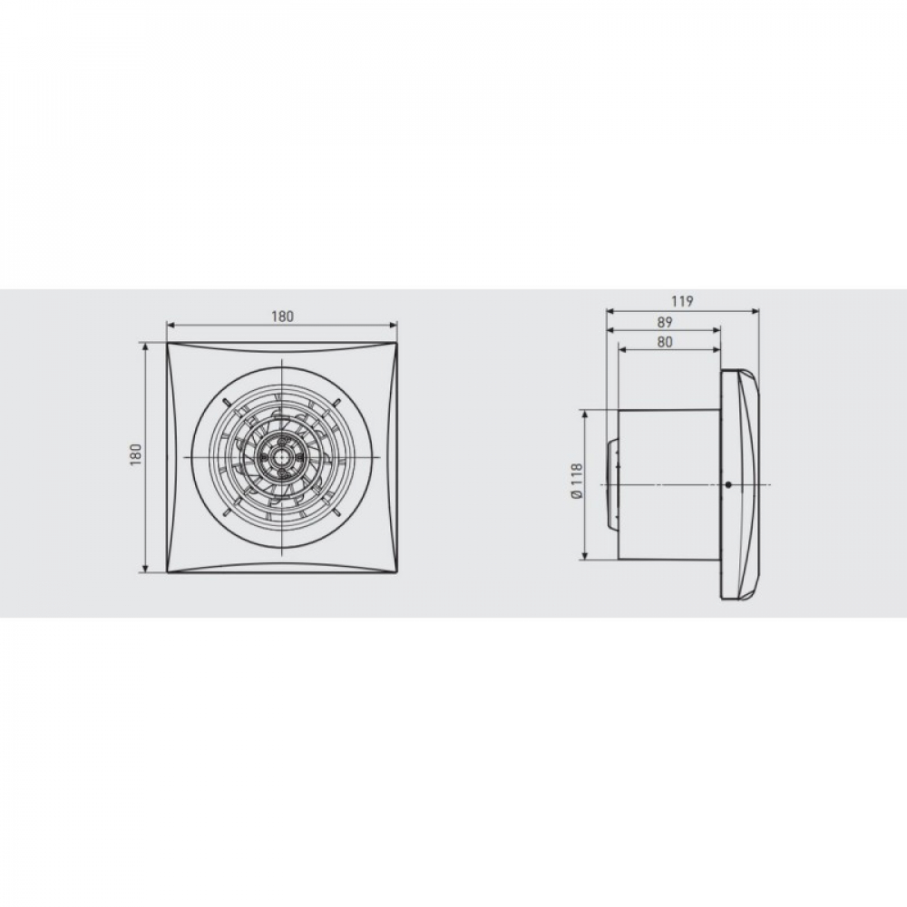 Витяжний вентилятор настінний Soler&Palau Silent-200 CZ Gold (5210625300)